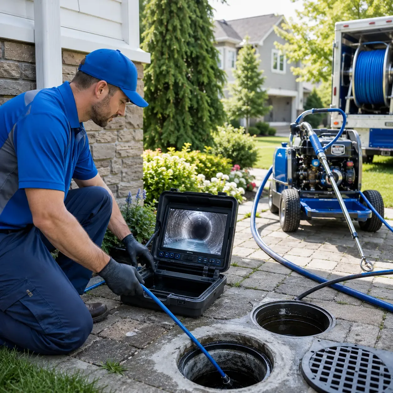 Outdoor drain cleaning professionals serving Cumberland, WI