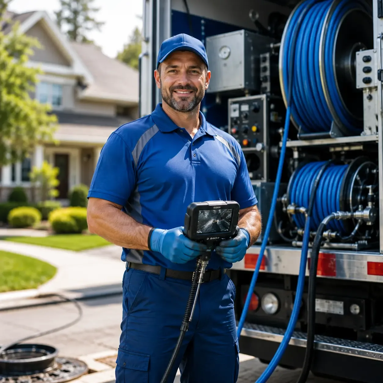 Local outdoor drain cleaning specialists in Cumberland, WI